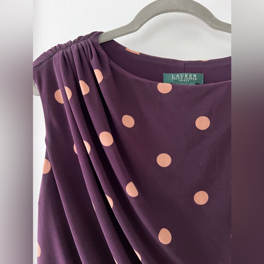 Lauren by Ralph Lauren Polka Dot Sheath Dress 16 - Picture 5 of 6